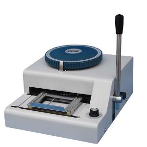 membership club card manual embossing machine for sale