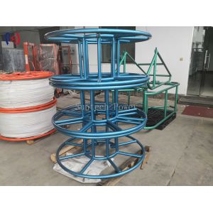 Overhead Line Rope Reel And Stand Tensioner Electrical Cable Reel Stands