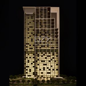 1:125 Scale Architectural Scale Model with Acrylic ABS and Metal Materials for