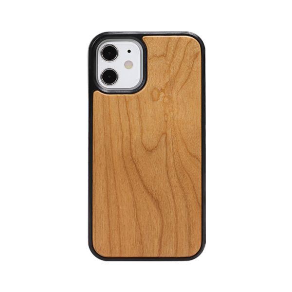 Custom Natural Bamboo Tpu Wooden Phone Case For IPhone