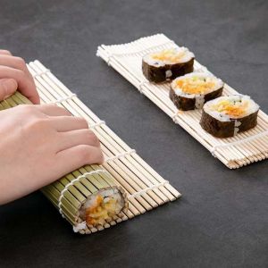 Reusable Sushi Maker Biodegradable and Easy to Bamboo Rolling Mat with 5.5mm