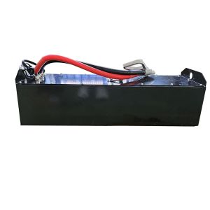 60Ah Capacity Lithium Lift Truck Battery in Black for High Standards