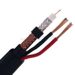 China RG6/U 2C 18AWG CMR Common With Power CCTV Cable 100m 305m RG6 2c RG6 power cable on sale