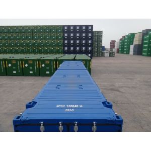 45ft Hard Open Top Shipping Container Steel Cover Material Transportion Storage