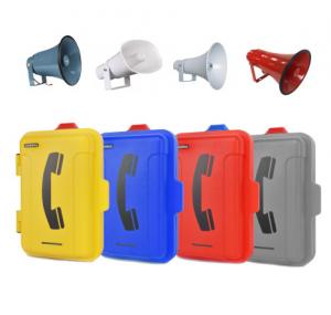 China High Volume Voip Network Public Address Telephone With Protective Front Cover on sale