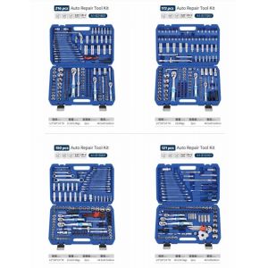 AA4C 216pcs shelf hardware hand tools workbench tools auto repair tool kit A1