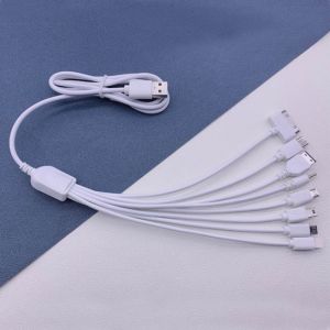 Fast Charger Cable Multifunctional USB Cable 8 In 1 Android Type C 1m Iphone