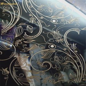 Black Etched Stainless Steel Sheet Size 4X8 4X10 Feet GB Standard