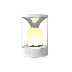 Portable Touch Sensor Mood Lamp Wireless Speaker with Adjustable Brightness