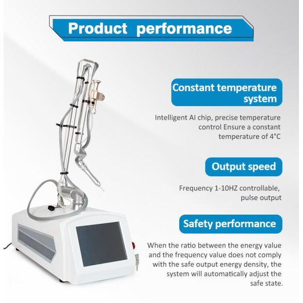 3 In 1 Rf Tube Fractional Co2 Laser Device For Acne Scars Removal Skin Care Machine