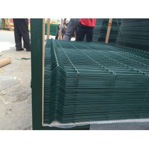Galvanized and PVC Coated Welded Wire Mesh Fence Nylofor 3D Security Fence