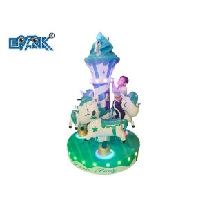 China 200W Kiddy Ride Machine  Ice Cream Carousel Playground Equipment For Three People on sale