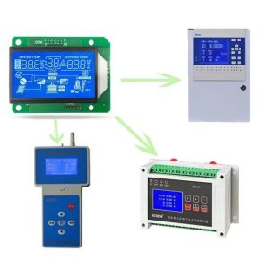 Control/Drive IC comptaible VA HTN Blue Green Backlight COB Segment LCD Module