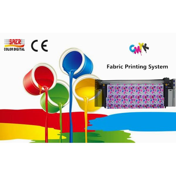 Quality Beach Flag Cloth Printing Machine With Epson 4720 Head / CMYK Digital Printer wholesale