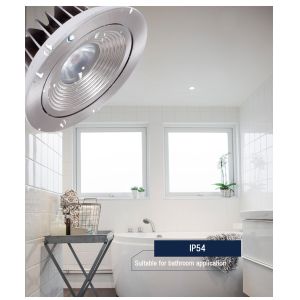 Waterproof 80RA Downlight LED 2700K , Anti Glare Dimmable Bathroom Downlights