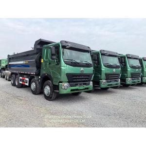 China Sinotruck Howo 50ton Dump Trucks 8x4 375hp Euro2 Heavy Duty New and Used Dump Tipper Trucks on sale