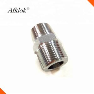1/8" 1/4" 3/8" 1/2" 3/4" 1" Double Male NPT Stainless Steel 316 Nipple connector