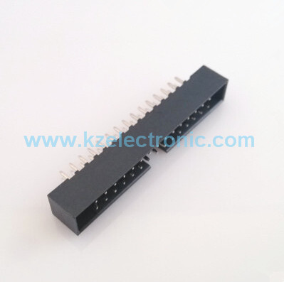 Quality 2*15 pins box header 2.54mm straight male header wholesale