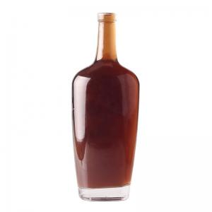 China Glass Body Material Wine Glass Bottle for Customized Unique Liquor Packaging Design on sale