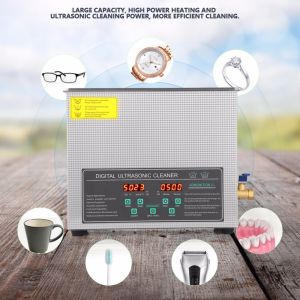 6L Double Frequency Sonic Ultrasonic Cleaner 180W EU AU US Plug