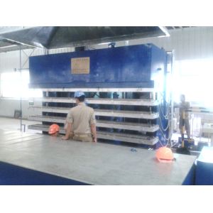 Ce Certified Steel Vulcanizing Press Machine With Plc Control System