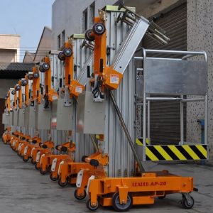 Vertical Aluminum Alloy Material Lifting Platform For Versatile Window Cleaning