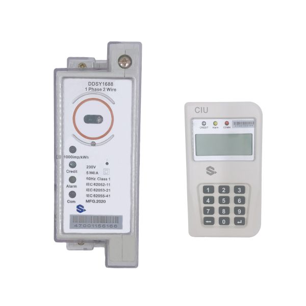 Quality STE18-D Dinrail Mount Single Phase Split Electricity Meter with CIU wholesale