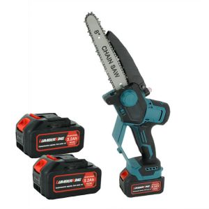 8 Inch Cordless Pole Chainsaw Telescopic Electric Chain Saw With Auto Oil Pump