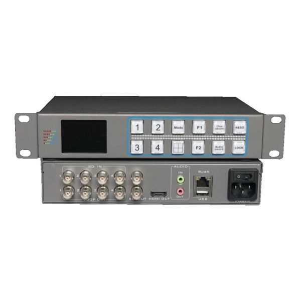 Quality 4-Ch 3g-Sdi Input Quad Screen Split Multiviewer Sdi Multiviewer 4k Sdi Switcher 4x1 wholesale