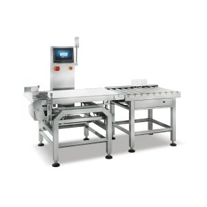 Cheap High Precision Bottle Bag Check Weigher Machine 400mm Width for sale