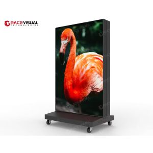 Indoor Foldable Led Poster Screen Led Digital Display For Banner Portable Led
