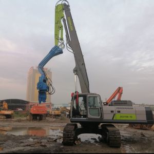 Heavy-Duty Pile Driver for Hard Soil | 12M Depth | 372KN Force | High-Performanc