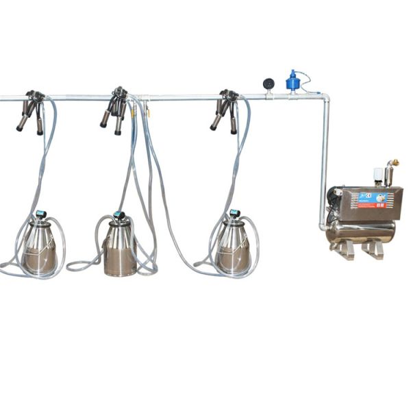 Quality HL-JN10 Dairy Cow Farm Three Bucket Milking Machine with 25L Milking Bucket wholesale