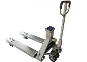 China Electronic Hand 2 ton Pallet Jack With Weight Scale on sale