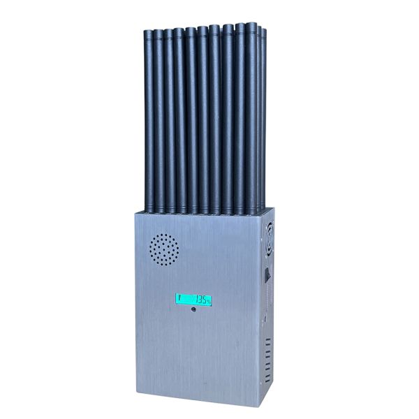Quality 31 channels worldwide cellphone used portable signal jammer blocks all 2G 3G 4G 5G signals across the world, and WIFI7E RF GPS FM Radio etc,. with new high gain 2.5dbi antennas wholesale