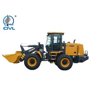 OEM XCMG Backhoe Wheel Loader , Construction Wheeled Front End Loader