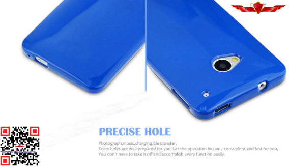 New Arrival Import TPU Cover Case For HTC One M7 Soft And Durable Multi Color Ultimate Fit