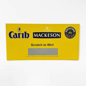 Printable Custom Scratch Off Cards Personalised Lottery Scratch Cards Glossy