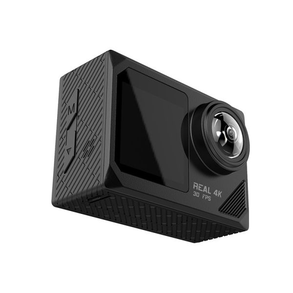 2mp Waterproof Dual Screen Action Camera Removeable Battery 120 Degree FHD Wifi