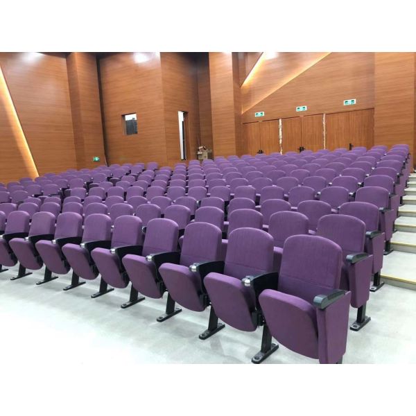 Quality Molded Foam Solid Wood Auditorium Theater Seating Function University Lecture Hall Chair wholesale