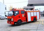 Emergency Fire Fighting Truck With Cummins EQB125 Diesel Engine 4000Liters Water