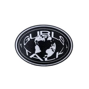 Custom Square Shape 3D Silicone Patch with Ultrasonic Cut and Plating Technics