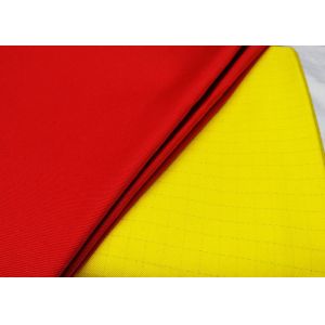 C60% T40% Grid Thick Full Line CARDS Anti Static Fabric With Stripe Carbon Fiber