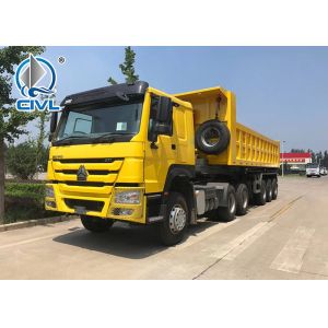 Rear Dump Sinotruk 3 Axle 60T Semi Trailer Tipper