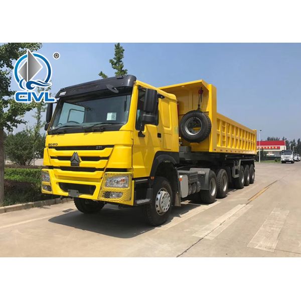 Quality Rear Dump Sinotruk 3 Axle 60T Semi Trailer Tipper wholesale