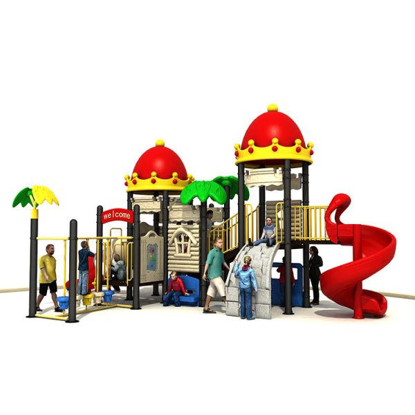 Quality Customized Amusement Park Playground Slides Children Outdoor Plastic wholesale