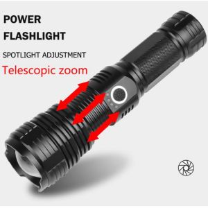 High Powered LED Torch Flashlight With 1500 Lumens Super Bright