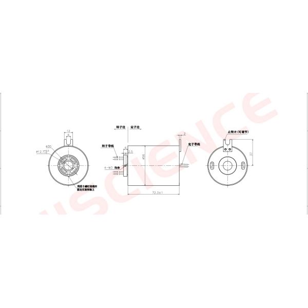 380V Through Bore Slip Rings Manufacturers 8 Circuits Signal 1 Circuits Shielded