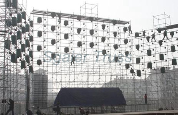 Quality 2m Aluminium Mobile Scaffold Hot DIP Steel Speaker Layer Truss wholesale