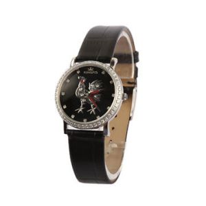 12 Zodiac UP Pattern Leather Quartz Watch Elegant Water Resistant